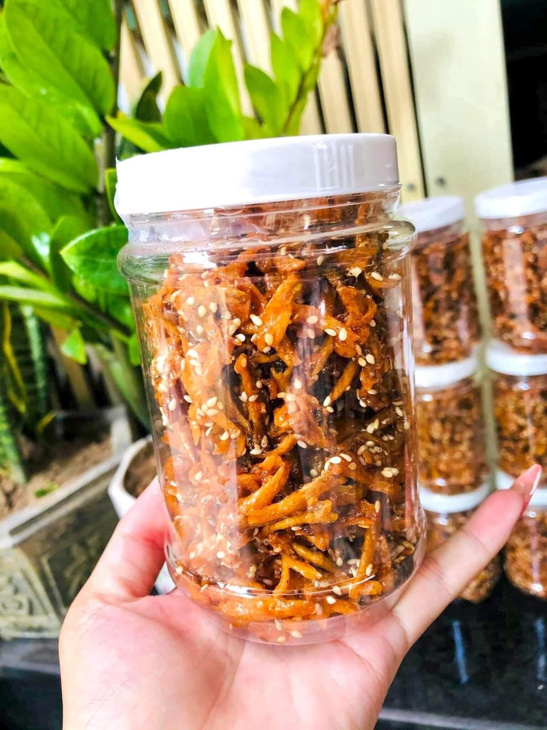 Cá Cơm Rim Mè